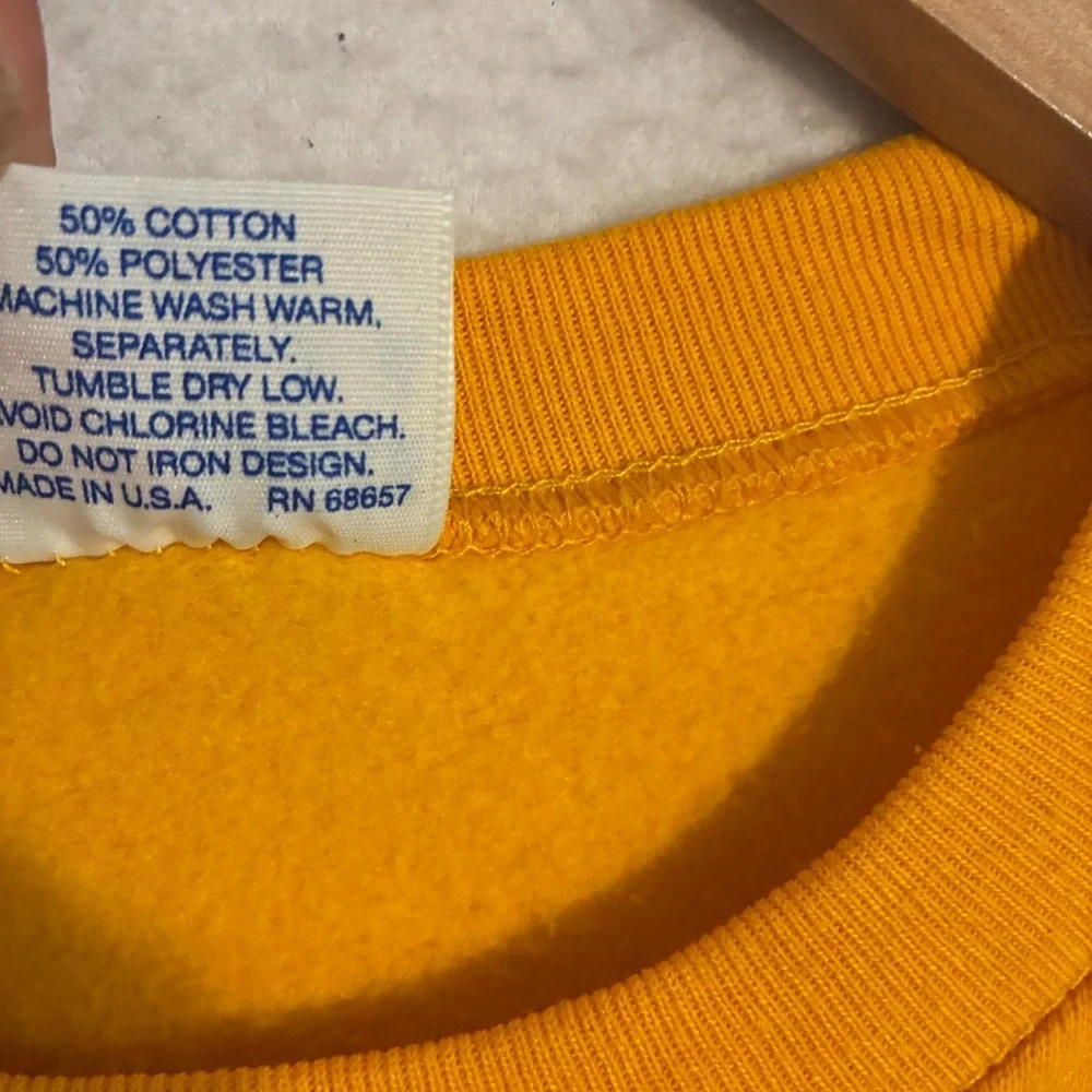 Vtg 90s USA Made Jackson Polar Bear Sweatshirt M Crewneck Pullover Sweater Eagle